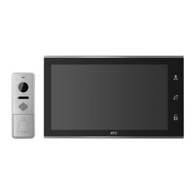 CTV-DP4105AHD Комплект цветного видеодомофона (Черный)
